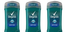 BL Degree Deodorant 3 oz Men's 48 Hour Arctic Edge - **THREE PACK**