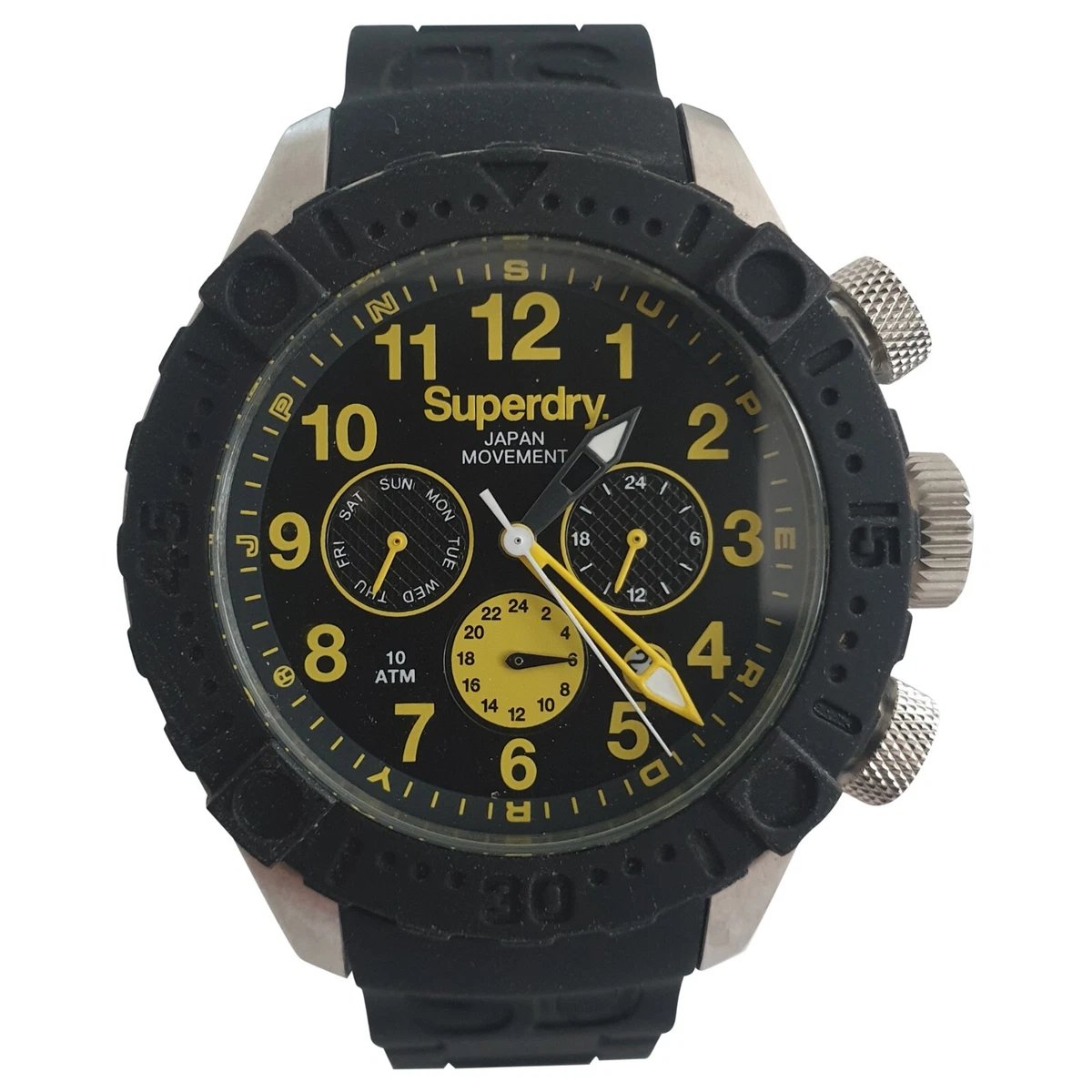 Superdry Sport Chronograph Watch SYG1420B Black