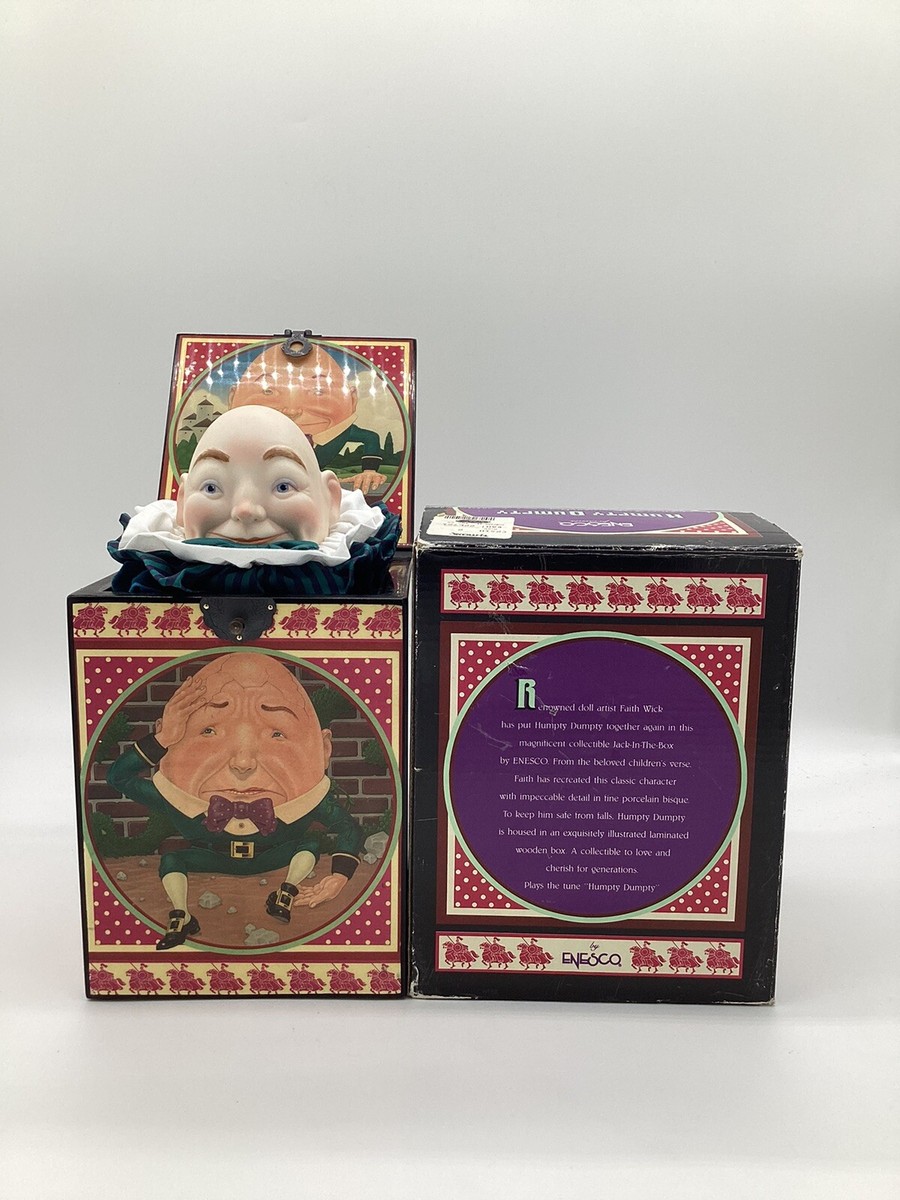 めむ Vintage ENESCO Humpty Dumpty Musical Jack-in-the-Box