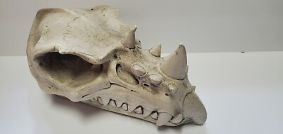 Dragon Skull Bone Finish Sculpture By Design Clinic. Please See Listing
