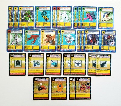 1999 digimon digi battle card game booster series 1 & 2 lot m/nm+ mint!! ebay 1999 digimon digi battle