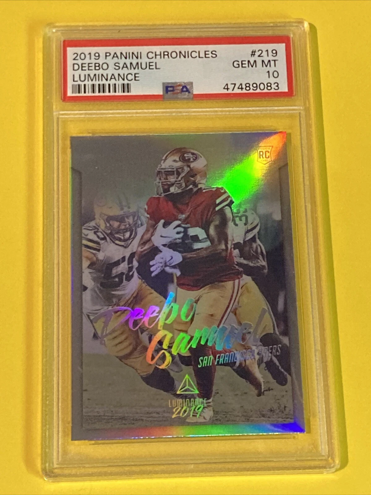 Deebo Samuel Panini Chronicles Luminance #219 Base