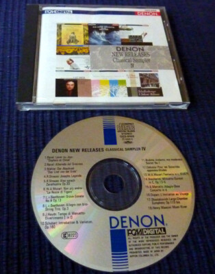 CD Denon New Classical Releases Classical Sampler 4 IV Japan Nippon Columbia