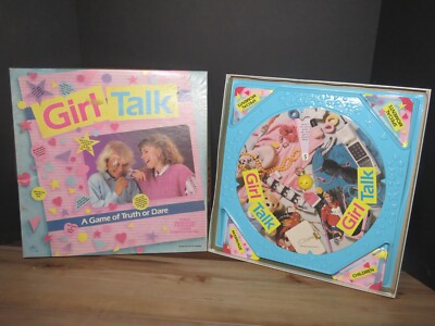 Vintage Girl Talk Truth Dare 1988 Golden Board Game Incomplete No Stickers READ