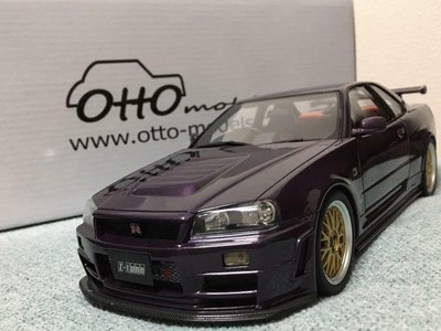 Otto Mobile 1 18 Nismo R 34 Gt R Z Tune Midnight Purple Otm 811 Limited Ebay