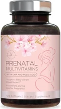 Prenatal Vitamins With Folic Acid, DHA & Iron, Women's Prenatal Multivitamin Pre
