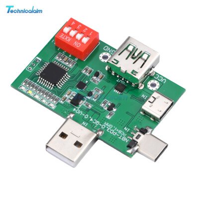 PD/QC3.0 / PPS Decoy Fast Charging Trigger Module Aging Test Board 5/9/12/15/20V