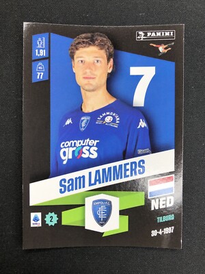 2022/2023 Panini Sam Lammers No.108 Empoli Footballers Figures
