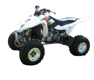 SUZUKI LTZ400, KAWASAKI KFX400 RIGHT SIDE BODY PANEL, FENDER BLACK