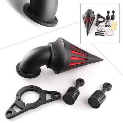 4.9'' Spike Air Cleaner Intake Filter Kit For Harley Touring Street Electra Gilde