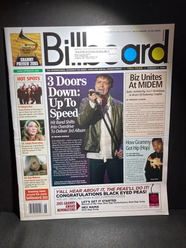 BILLBOARD  Magazine  February 5  2005   3 Doors Down   Kanye West   LeAnn Rimes - Bild 1 von 4