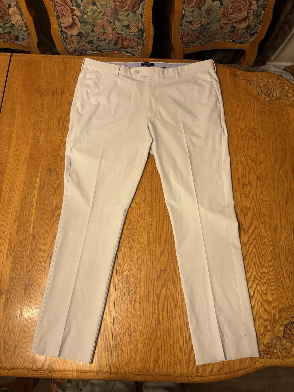 Peter Millar Crown Crafted Surge Performance Mens 38X32 Golf Pants Gale Gray