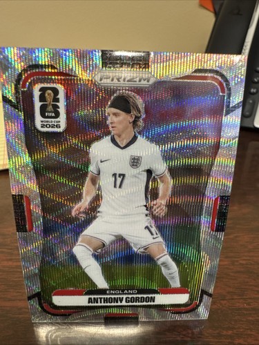 2026 Panini Prizm FIFA World Cup - Anthony Gordon #105 Wave Prizm England