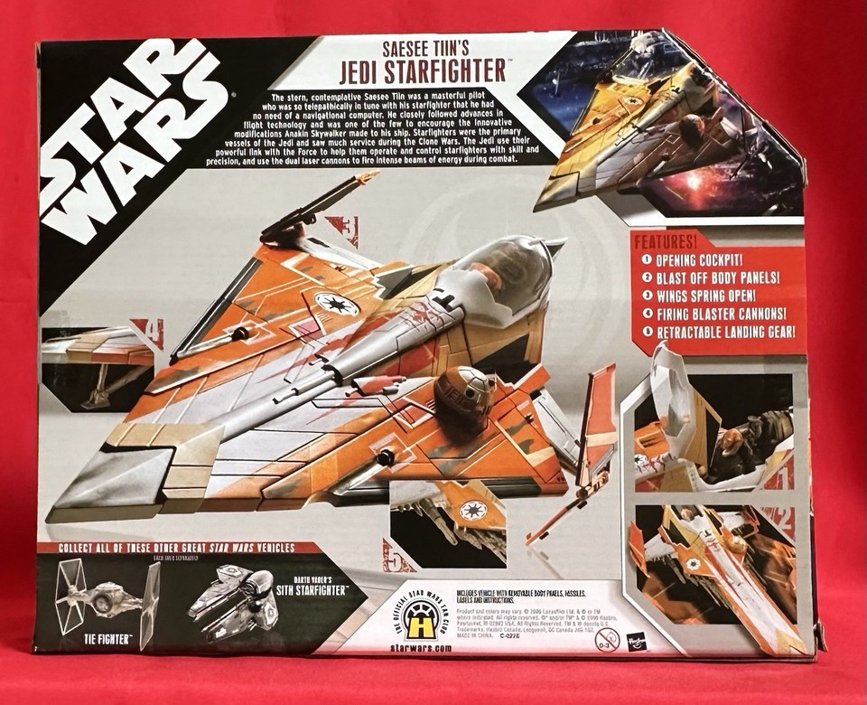 STAR WARS 30TH ANNI. - SAESEE TIIN'S JEDI STARFIGHTER - 2007. NM. | eBay