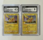 Pikachu SWSH039 Cosmos Holo 2020 Sword & Shield Black Star Promo, CGC 9 And 9.5