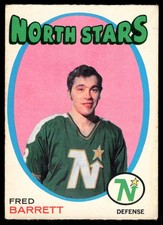 1971-72 OPC O-Pee-Chee Fred Barrett RC Minnesota North Stars #128