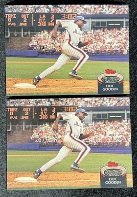 1992 Topps Stadium Club -  Dwight (Doc) Gooden #455 - Mets + Extra