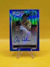 2012 Bowman Chrome Clay Holmes 1st Bowman Auto Blue /150 New York Mets🔥