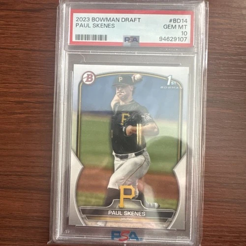 2023 Bowman Draft Paul Skenes 1st BD-14 PSA 10 Gem Mint
