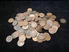 Lot of 150 US One Cent Indian Head Pennies 1883 - 1909 all readable dates