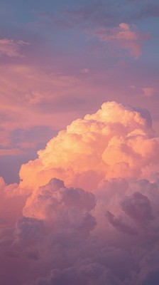 Pink Cloud Sunset Aesthetic Phone Wallpaper Dreamy Sky Background