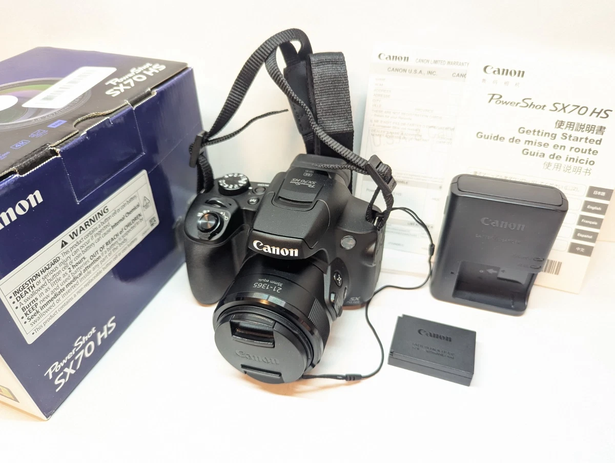 25+ Canon PowerShot SX70 HS Digital Cameras for sale | Updated Oct