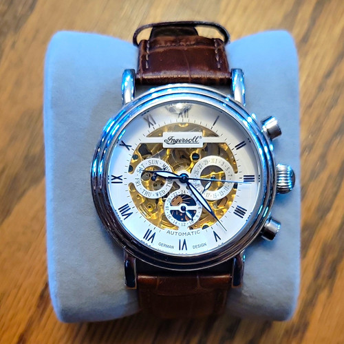Ingersoll Men's Limited Edition Ghandi Skeleton Automatic Watch