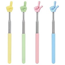 TRKETK 4 Pezzi Bacchetta Telescopica Allungabile, Mini Bastone Retrattile per In