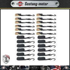 12-pack 1 X 15ft Ratchet Strap 1500 Lbs Break Strength 500 Lbs Load W S-hooks 12-pack 1 X 15ft Ratchet Strap 1500 Lbs Break Strength 500 Lbs Load W S-hooks