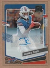 2023 Panini Clearly Donruss Football JAMES COOK Auto 169/200