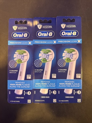 #ad Oral B Precision Clean Electric Toothbrush Replacement Brush Heads 3pk. Of 3 $19.99