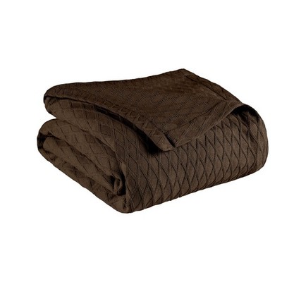 Superior Diamond Weave All-Season Cotton Blanket, Cover Home, Couch, Bed, Soft--