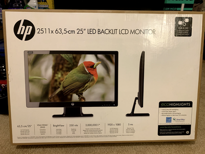 モニター 60hz HP 2511x 63,5cm 25