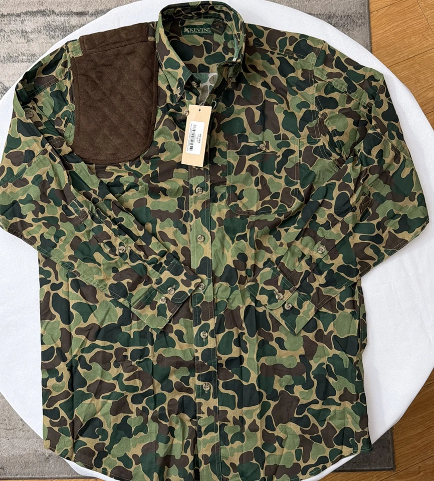 NEW Kevin's Plantation Right Patch LS Camouflage Shooting Hunting Men's Shirt M - Image 3 of 4