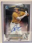 2025 Bowman Chrome Morii 1st Bowman Auto Oakland A’s Prospect Rookie
