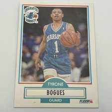 1990-91 Fleer - Muggsy Bogues #16 - Charlotte Hornets