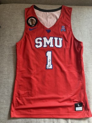 SMU Game Used Jersey Feron Hunt great patches