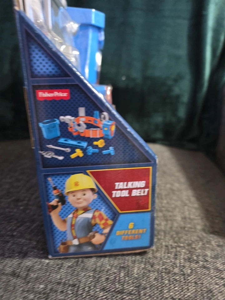 Juego de cinturones de herramientas Bob The Builder Talking Fisher Price 2015 probado funciona sellado nuevo Foto 2 de 4