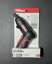 HYPER TOUGH 4V Rotating Head Cordless Screwdriver 2-Position Handle 6062