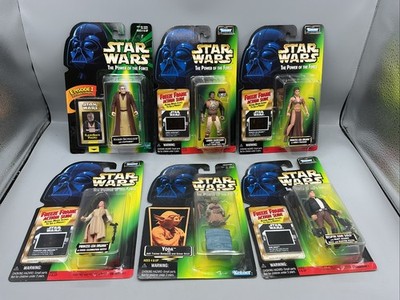 Star Wars The Power of Force Freeze Frame Action Figures Lot Of 6-Free Shipping