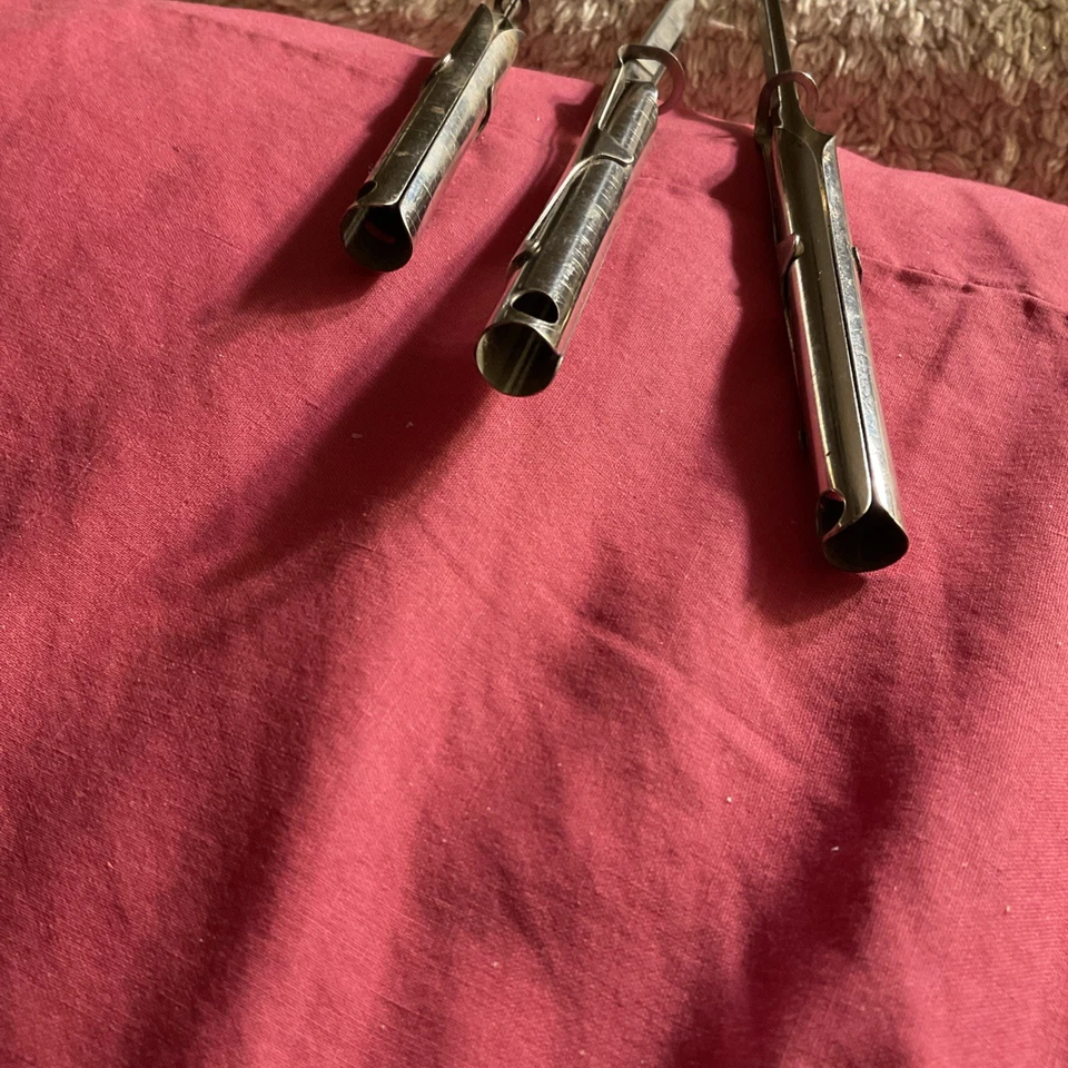 Parisian Hooked Rug Shuttle Needles 1922 3 Different Sizes. Vintage Original - Image 3 of 4