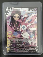 PKM Sylveon V Ultra Rare SWSH09: Brilliant Stars Trainer Gallery TG14/TG30 NM