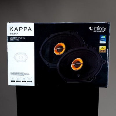 Infinity Kappa 683XF 6x8  Two-Way Car Speakers Hi-Res Harman - open box new