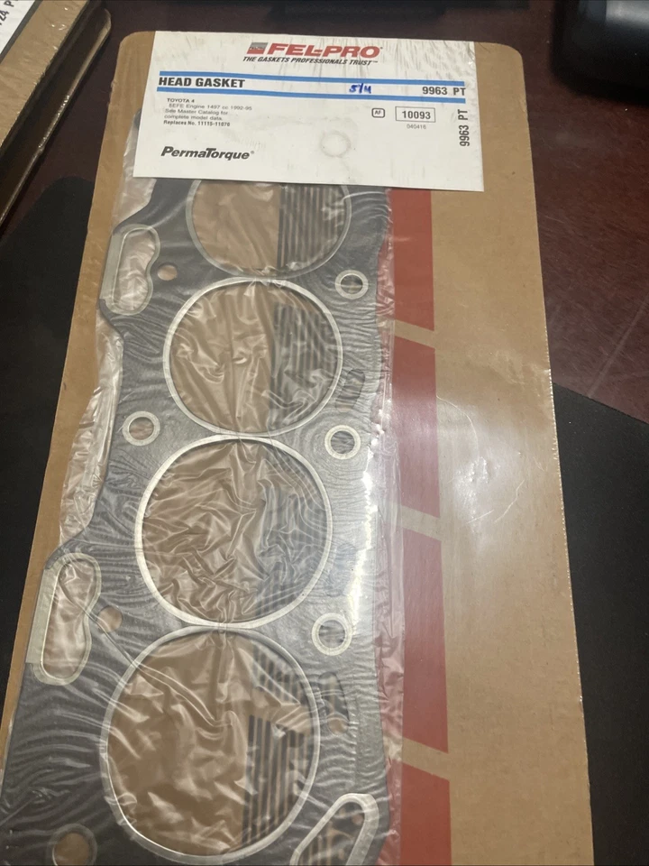 Junta de cabeça de cilindro Fel-Pro 9963 PT para 92-95 Toyota Paseo - Imagem 3 de 3