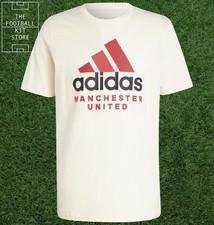 Image of Manchester United Tee - Official adidas Man Utd SZN Graphic T-Shirt - All Sizes