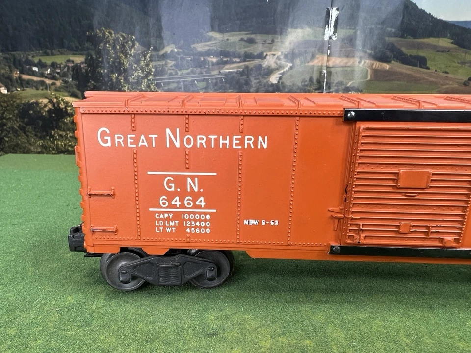 原装 LIONEL POSTWAR 6464-25 大北方 BOXCAR 类型 I 身体 1953-55 C7!!! — 第 4/4 张图片