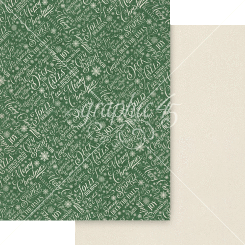 GRAPHIC 45 "DECK THE HALLS" 8.5X11 PATTERNS & SOLIDS PACK CHRISTMAS SCRAPJACK'S - Picture 6 of 9