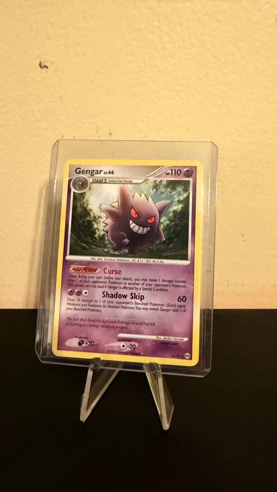 Gengar 16/99 Platinum Arceus Pokemom Card Non Holo LP