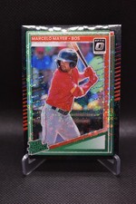 Marcelo Mayer Rookie 2025 Donruss Optic Black Circles Prizm Boston Red Sox