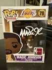Magic Johnson Signed Funko 78  BAS LA Lakers